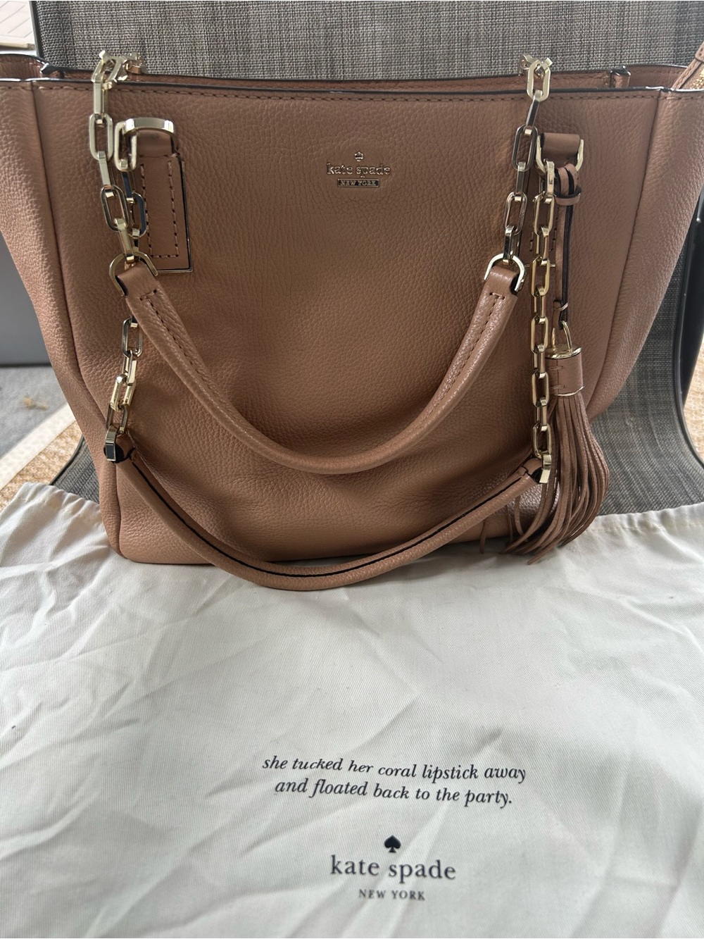 Kate Spade Kingston Drive Vivian Tote Tan